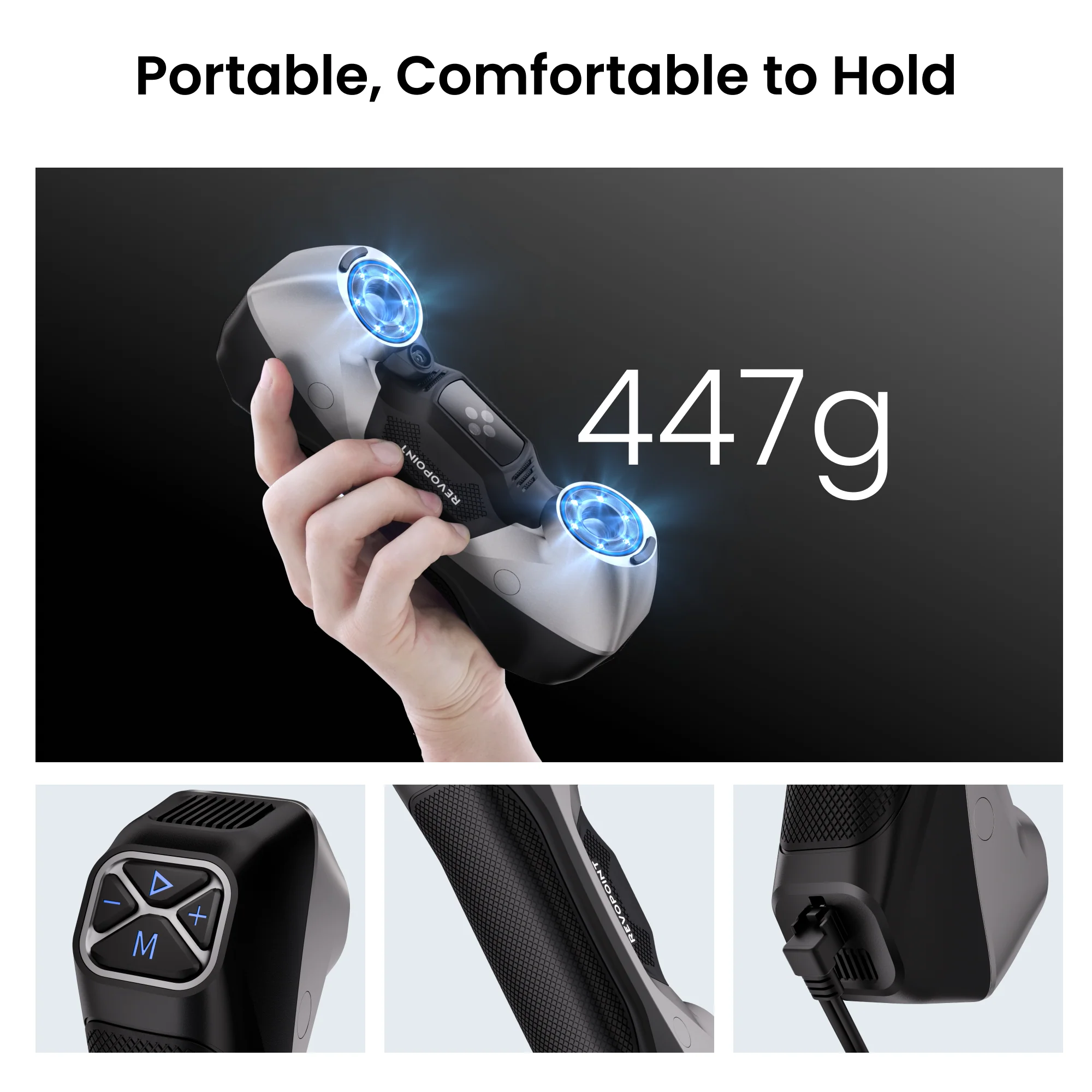 Revopoint MetroY & MetroY Pro: Wireless Blue Laser 3D Scanners for Small to Medium Workpieces - Image 12