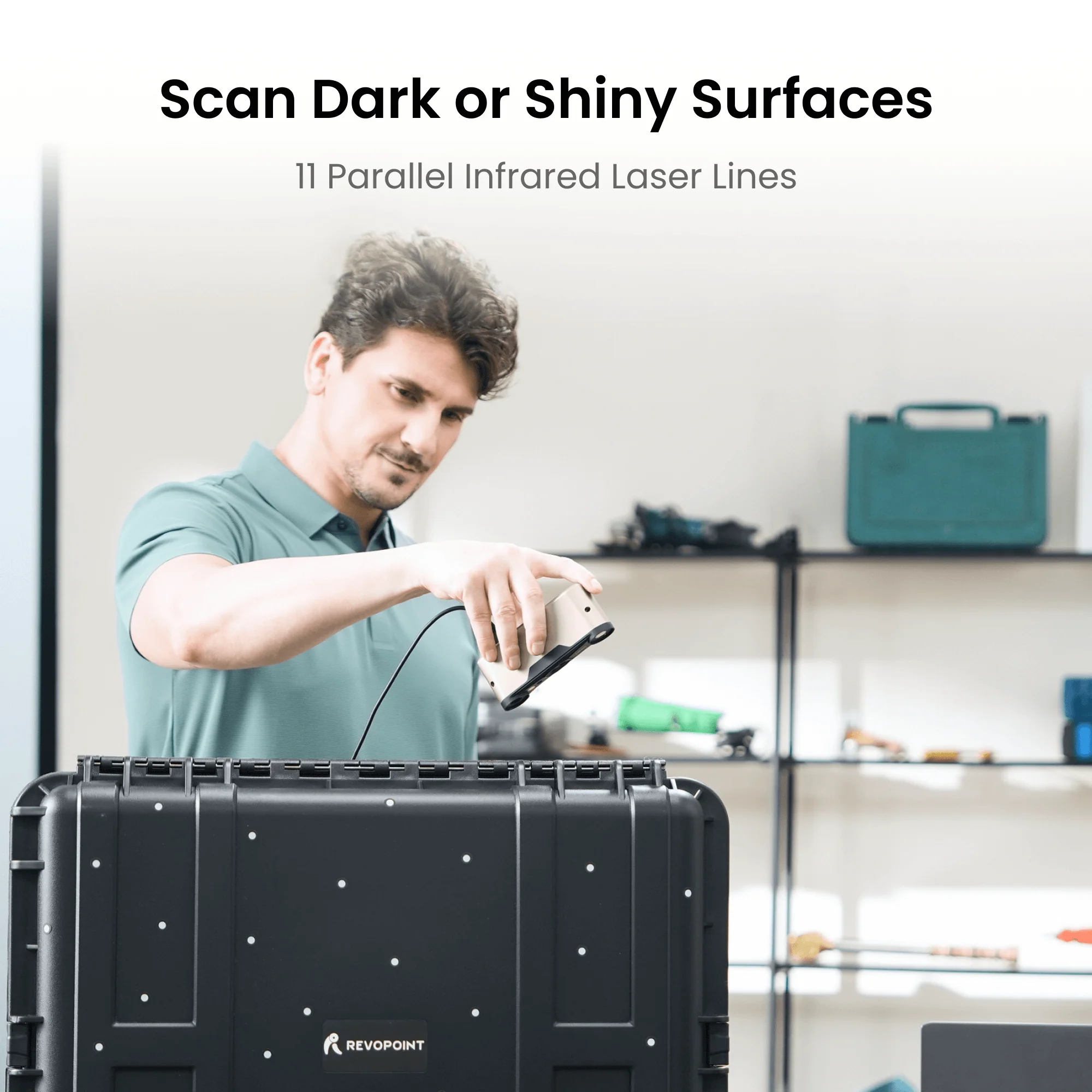 Revopoint INSPIRE 2: Wireless Infrared Laser and Structured Light 3D Scanner - Image 12